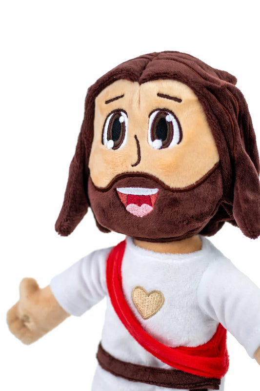 Peluche Jesús que habla y canta para niños – juguete cristiano con audio